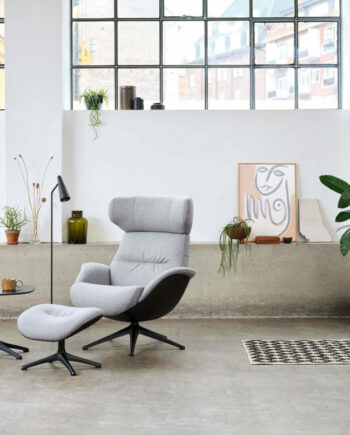 Design Fauteuil-Grijs-Relax-interieurwinkel