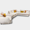 Design meubels-ronde zetel-organische sofa-interieurwinkel-stof-design winkel -lounge zetel-zitbankDesign meubel