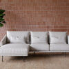 Evolution design -Design meubels-interieurwinkel-design winkel - zetel - sofa - stof - chaise lounge - beige