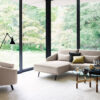 Evolution design -Design meubels-interieurwinkel-design winkel - zetel - sofa - chaise lounge - stof - beige - woonkamer sofa - living sofa
