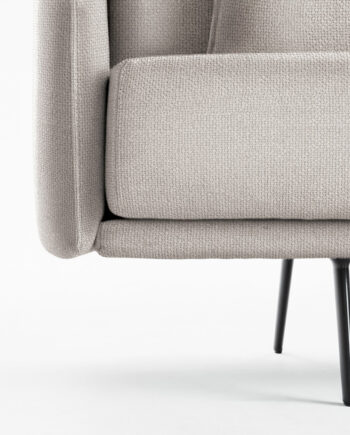 Evolution design -Design meubels-interieurwinkel-design winkel - grijs - licht stof- zetel - sofa - 2zit- woonkamer - living