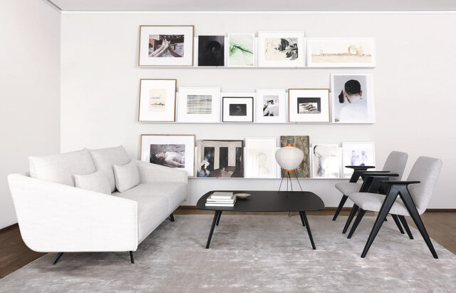 Evolution design -Design meubels-interieurwinkel-design winkel - zetel - sofa - 2zit - stof-wit