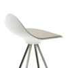 Evolution design -Design meubels-bar-barkruk-interieurwinkel-design winkel - stoel-kruk - wit met beige