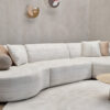 Evolution Design Sofa's-Ronde Sofa-Beige sofa-Design zitbanken op maat-Interieurwinkel-Hasselt