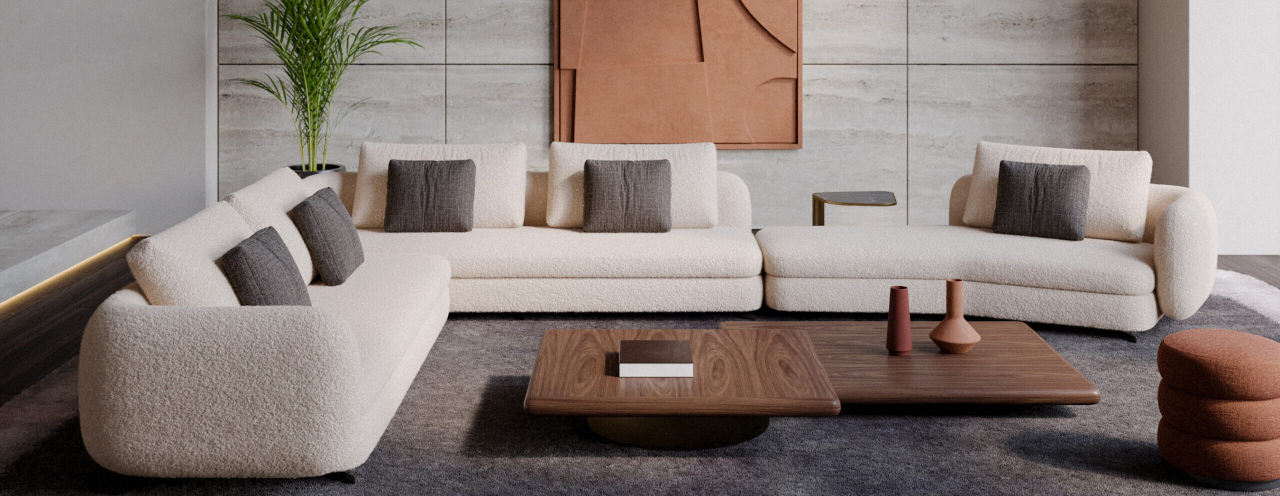 Evolution Design Sofa's-cozy sofa-Beige sofa-Design zitbanken op maat-Interieurwinkel-Hasselt-XL sofa-L hoek sofa